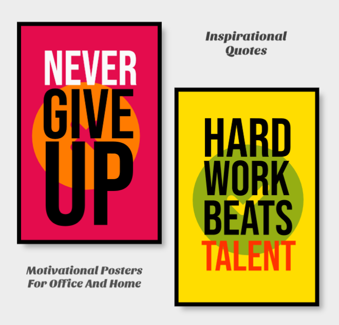 Motivational Posters Design